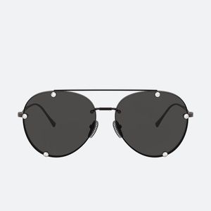 Valentino 59mm Aviator Sunglasses